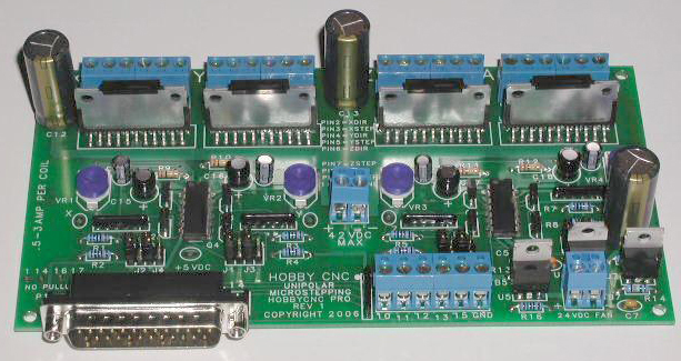 3 axis HobbyCNC PRO Chopper Driver Board Kit